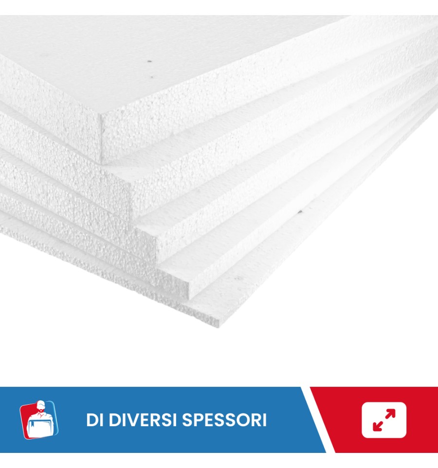 POLISTIROLO SPESSORE 3 DENSITA' 15 CM 50X50