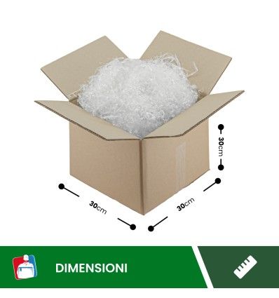 TRUCIOLO BIODEGRADABILE IN POLIPROPILENE DA 1 KG - Protezione e Materiale Imballaggio
