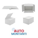 SCATOLE AUTOMONTANTI BIANCHE E AVANA CON CHIUSURA ADESIVA  - ONDA SINGOLA - Scatole