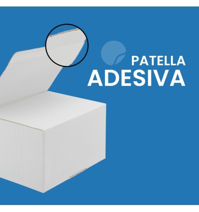 SCATOLE AUTOMONTANTI BIANCHE E AVANA CON CHIUSURA ADESIVA  - ONDA SINGOLA - Scatole