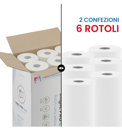 ROTOLO LENZUOLINO MEDICO IMBALLAGGI2000 ECO - Igiene Sicurezza e Monouso carta