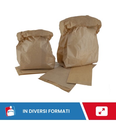 SACCHETTI DI CARTA MARRONI AVANA PER ALIMENTI - Imballaggi Alimentari