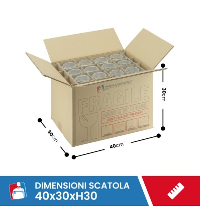 SCATOLE PER BICCHIERI - Imballaggi per trasloco
