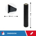 FILM ESTENSIBILE MANUALE NERO - Film Estensibile e pallettizzazione