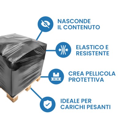 FILM ESTENSIBILE MANUALE NERO - Film Estensibile e pallettizzazione