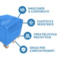 FILM ESTENSIBILE MANUALE AZZURRO - Film Estensibile e pallettizzazione