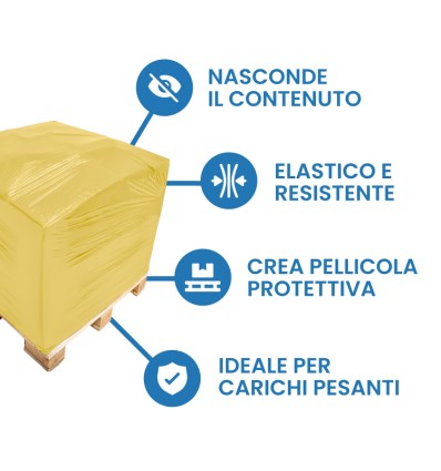 FILM ESTENSIBILE MANUALE GIALLO - Film Estensibile e pallettizzazione