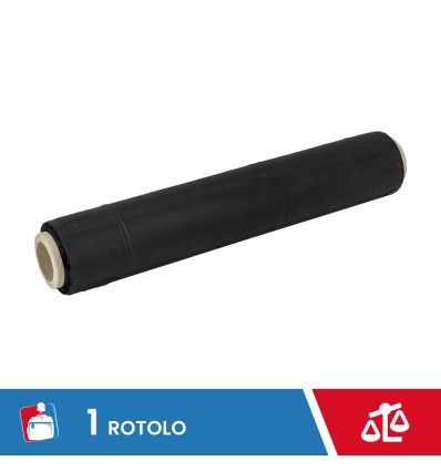 FILM ESTENSIBILE MANUALE NERO DA 4 KG - Film Estensibile e pallettizzazione
