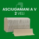 ASCIUGAMANI PIEGATI A V 100% RICICLATO - Igiene Sicurezza e Monouso carta