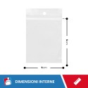 BUSTE A ZIP 5X6 - Fogli rotoli e sacchi