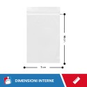 BUSTE A ZIP 7X10 - Fogli rotoli e sacchi
