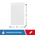 BUSTE A ZIP 10X15 - Fogli rotoli e sacchi