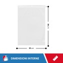 BUSTE A ZIP 25X35 - Fogli rotoli e sacchi