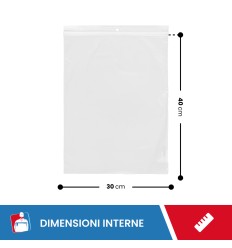 BUSTE A ZIP 30X40 - Fogli rotoli e sacchi 2