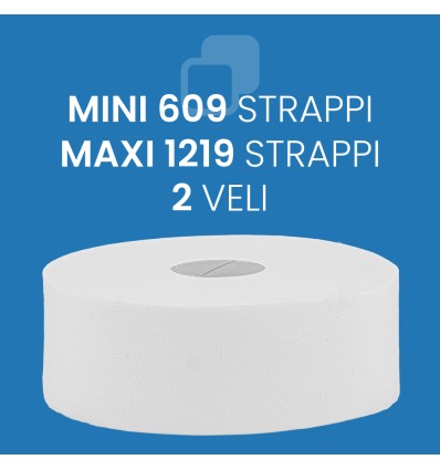 CARTA IGIENICA JUMBO PER DISPENSER - Igiene Sicurezza e Monouso carta