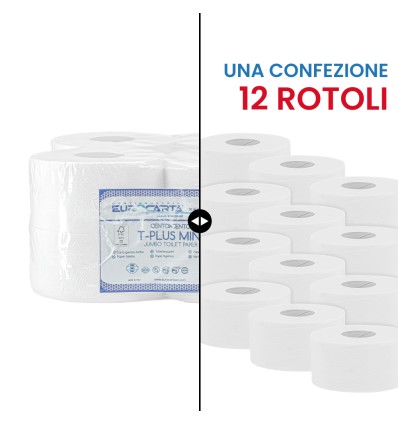 CARTA IGIENICA JUMBO MINI - Igiene Sicurezza e Monouso carta