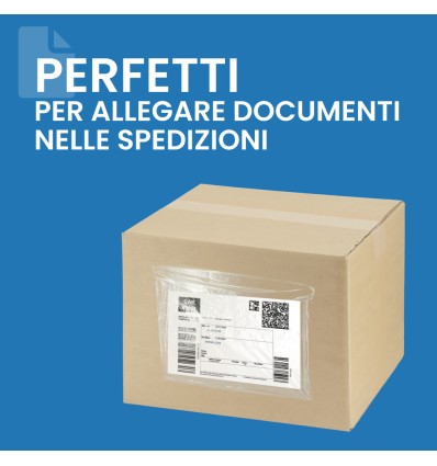 BUSTE ADESIVE PORTADOCUMENTI PAC LIST - Buste per spedizioni