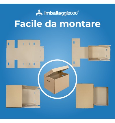 SCATOLE CARTONE CON COPERCHIO - ARCHIVIO - Home