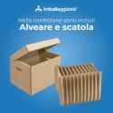 Scatola piatti trasloco Ecologica in Cartone Riciclato mis 40x30x30 - Imballaggi per Tutte le Esigenze