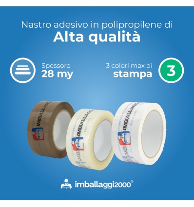 NASTRO PERSONALIZZATO A 3 COLORI - Scotch E Nastri Adesivi Personalizzati