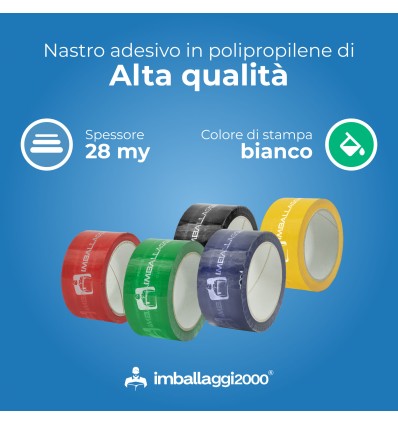 NASTRO PERSONALIZZATO IN NEGATIVO - Scotch E Nastri Adesivi Personalizzati