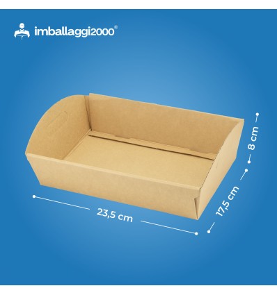 Kit Cesto in cartone Piccolo con Polipropilene - SCATOLE IN CARTONE