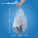 SACCHI PER DIFFERENZIATA 70X110 AZZURRI ROTOLO DA 10 - Igiene Sicurezza e Monouso carta