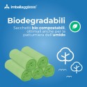 SACCHI PER DIFFERENZIATA MATER BI 70X110 IN ROTOLO DA 10 - Igiene Sicurezza e Monouso carta