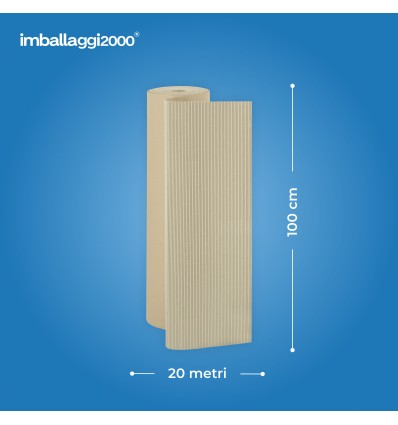 ROTOLO ONDULATO 100X20 250 GR/MQ - Protezione E Materiale Imballaggio