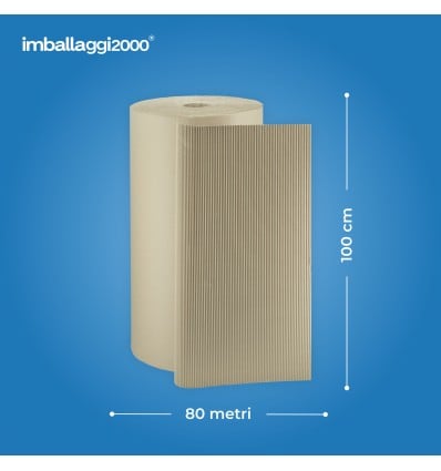 ROTOLO ONDULATO 100X80 250 GR/MQ - Protezione E Materiale Imballaggio