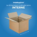 SCATOLE CARTONE DOPPIA ONDA AVANA - Scatole