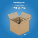SCATOLA DOPPIA ONDA 30X30X30 - SCATOLE IN CARTONE