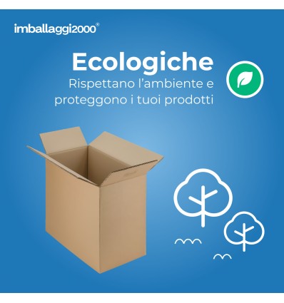 SCATOLA DOPPIA ONDA 65X37X75 - SCATOLE IN CARTONE