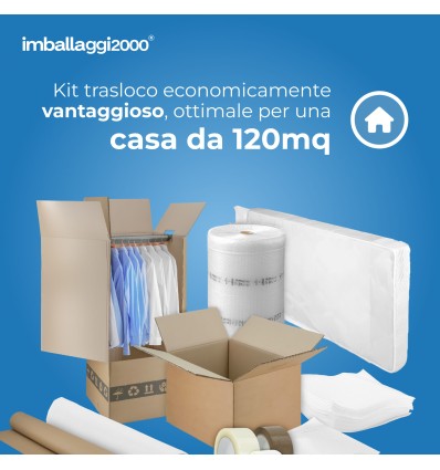KIT TRASLOCO DA 120MQ - Imballaggi per trasloco