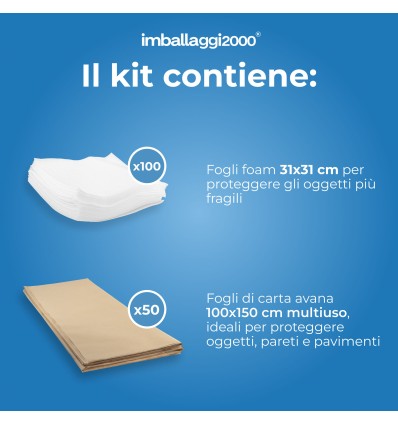 KIT TRASLOCO DA 120MQ - Imballaggi per trasloco