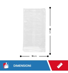 SACCHI PLT TRASPARENTI 15X30 - Fogli Rotoli E Sacchi 2