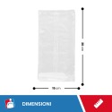 SACCHI PLT TRASPARENTI 15X30 - Fogli Rotoli E Sacchi