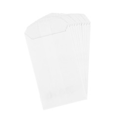 SACCHETTI DI CARTA BIANCHI 22X44 PEZZI 100 - Imballaggi per Tutte le Esigenze