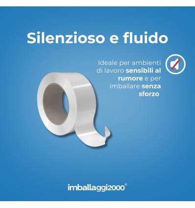 NASTRO ADESIVO SILENT BIANCO 50X66 - Nastri Adesivi