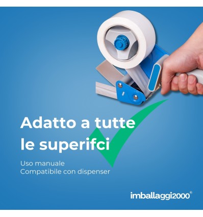 NASTRO ADESIVO SILENT BIANCO 50X66 - Nastri Adesivi