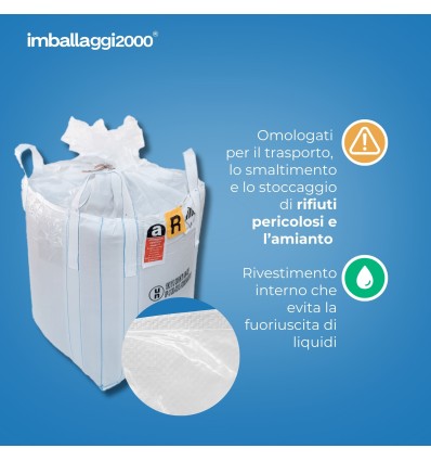 BIG BAG STAMPA R+A AMIANTO - Stoccaggio E Movimentazione