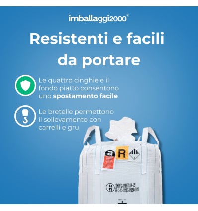 BIG BAG STAMPA R+A AMIANTO - Stoccaggio E Movimentazione
