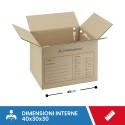 SCATOLA DA TRASLOCO RINFORZATA 40X30X30 - Imballaggi per trasloco