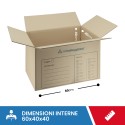 SCATOLA DA TRASLOCO RINFORZATA 60X40X40 - Imballaggi per trasloco