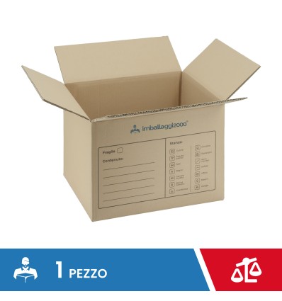 SCATOLA DA TRASLOCO RINFORZATA 40X30X30 - Imballaggi per trasloco