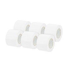 Nastro isolante PVC bianco 50 mm x 25 m – Isotape autoestinguente - Imballaggi per Tutte le Esigenze