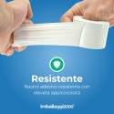 Nastro isolante PVC bianco 50 mm x 25 m – Isotape autoestinguente - Imballaggi per Tutte le Esigenze