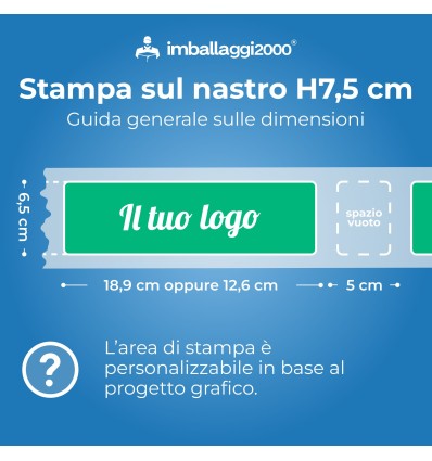 NASTRO ADESIVO PERSONALIZZATO IN CARTA - Nastro Adesivo