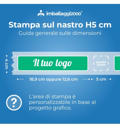 NASTRO ADESIVO PERSONALIZZATO IN CARTA - Nastro Adesivo