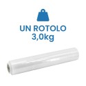ESTENSIBILE MANUALE H 50 20 MY TRASPARENTE KG 3 ANIMA LEGGERA 300 GRAMMI - Film Estensibile E Pallettizzazione